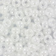 Miyuki rocailles perlen 6/0 - Ceylon white pearl 6-528